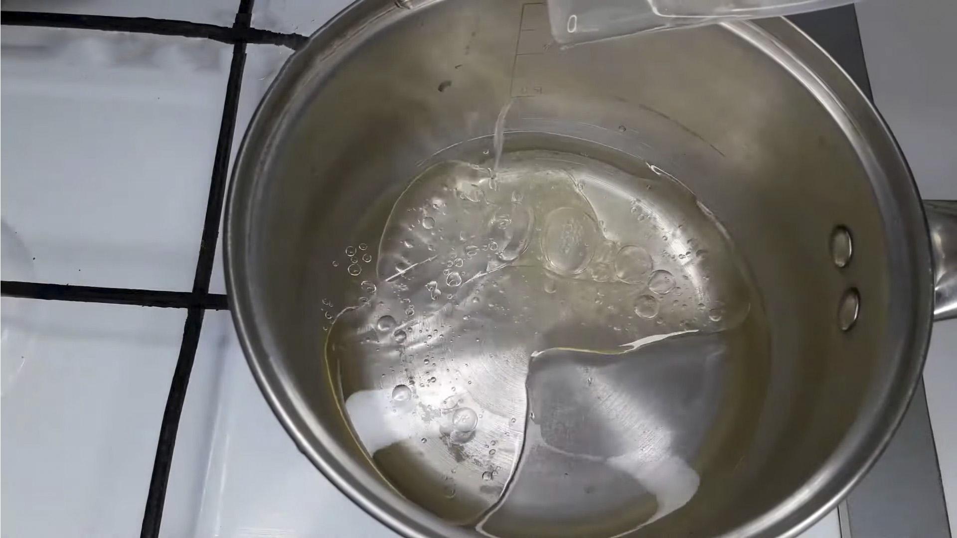 Recepta - Pasta de xocolata per a éclairs amb oli vegetal - Pas 1