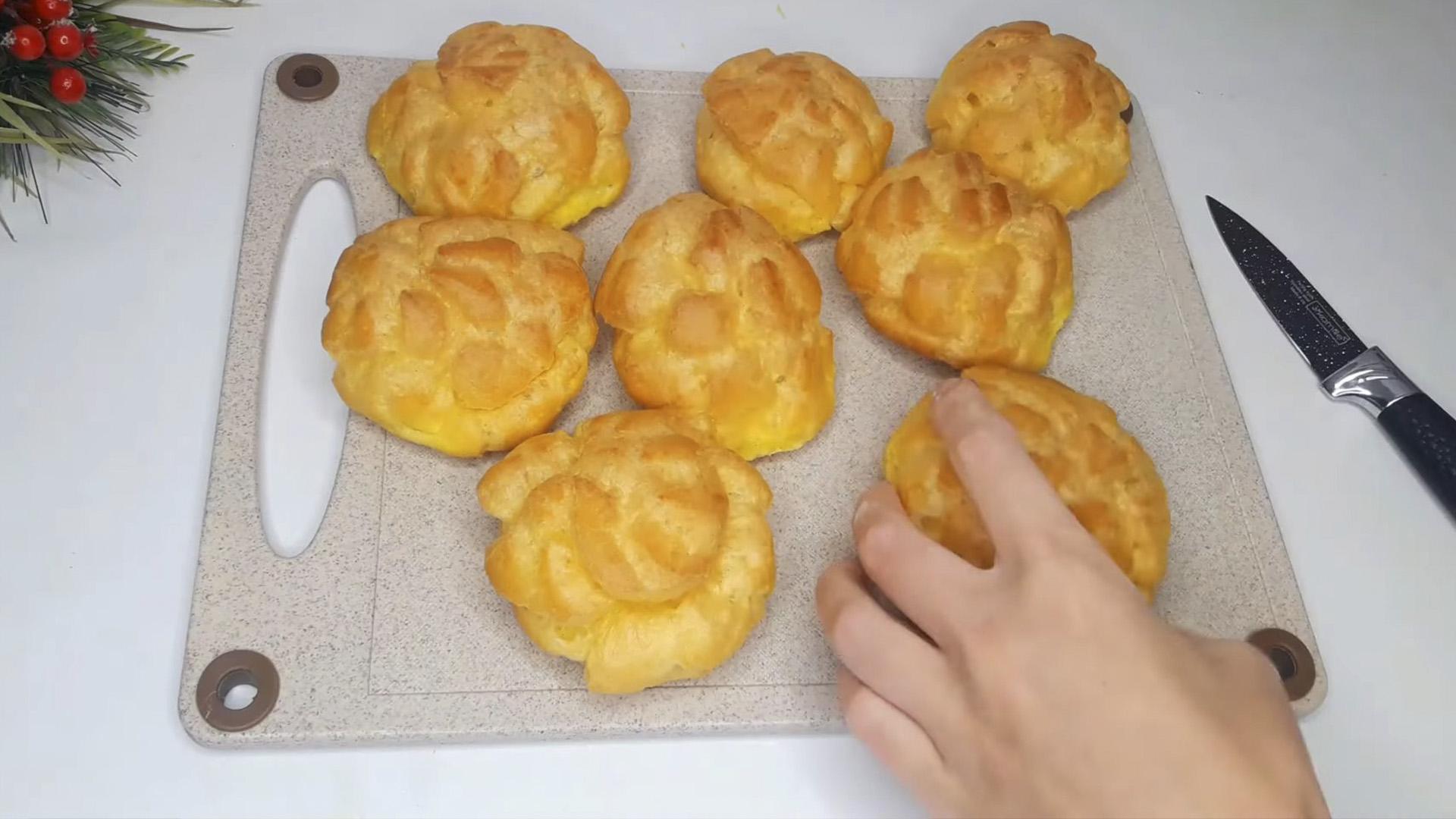 Recepta - Pasta de xocolata per a éclairs amb oli vegetal - Pas 7