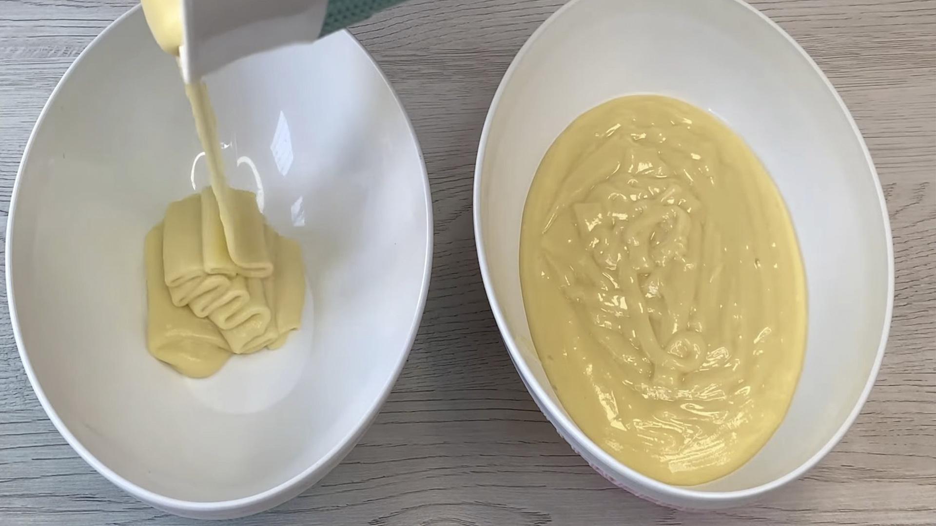 Opskrift - Zebra-svampekage med mælk i ovnen - Trin 6