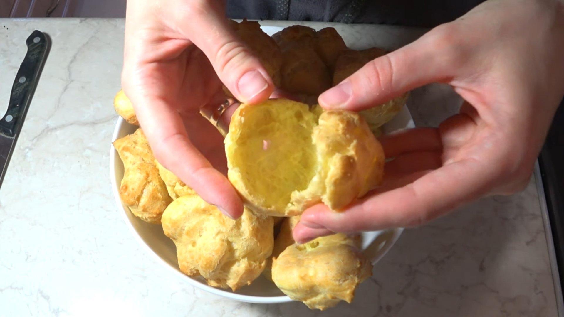 Recepta - Profiterols de margarina casolans - Pas 9