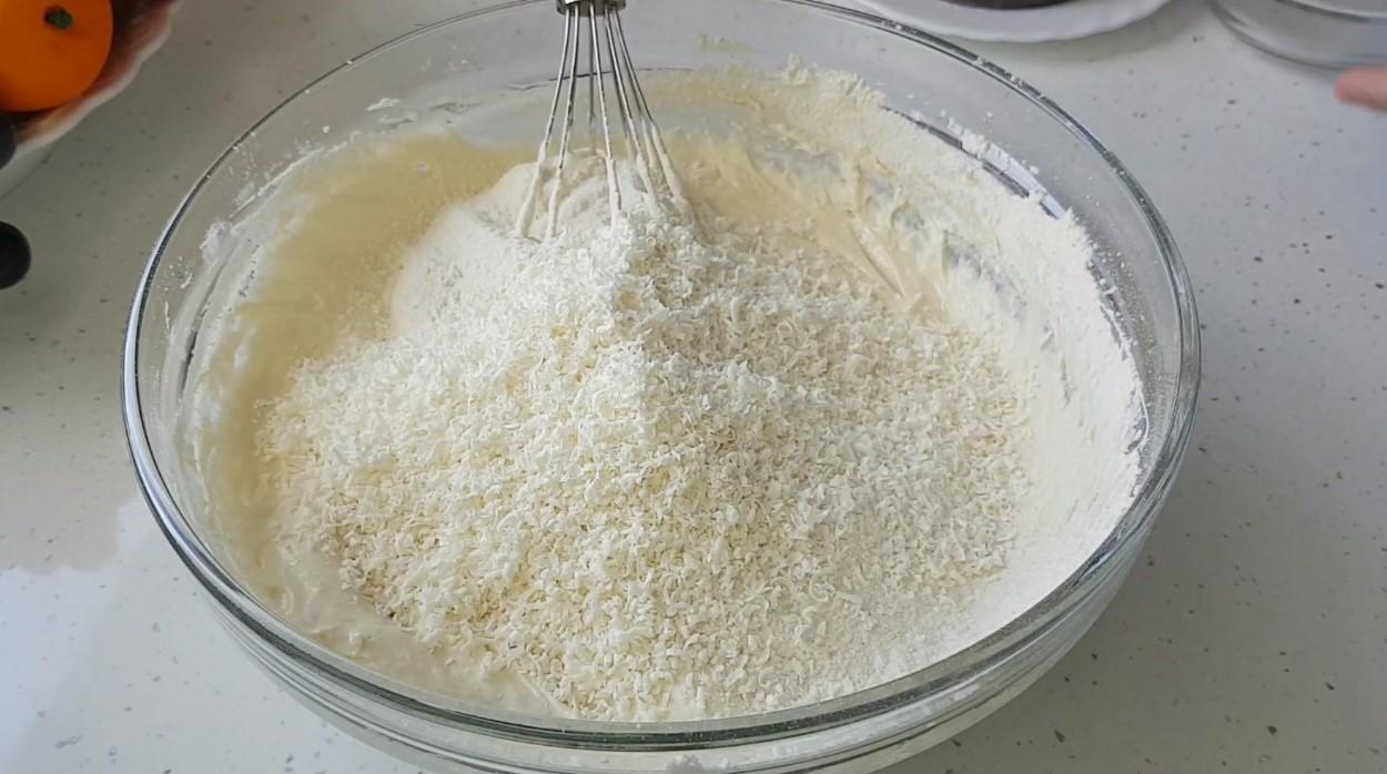 Resipi - Malambot na Puting Tsokolate na Espongha na Cake - Hakbang 5