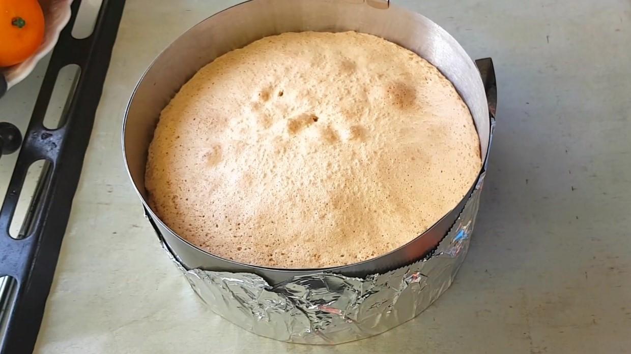 Resipi - Malambot na Puting Tsokolate na Espongha na Cake - Hakbang 7