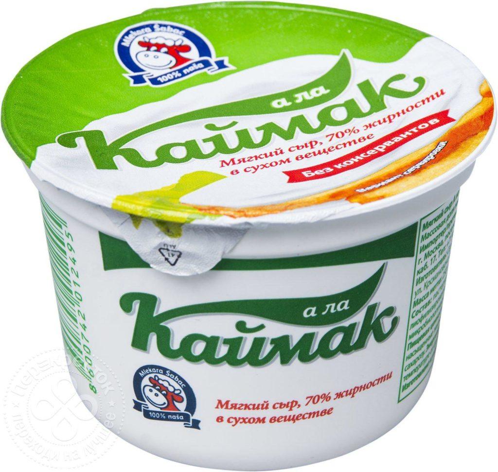 Quin tipus de formatge es necessita per al formatge crema? - Formatge tou Mlekara Sabac A la Kaymak cremós - foto
