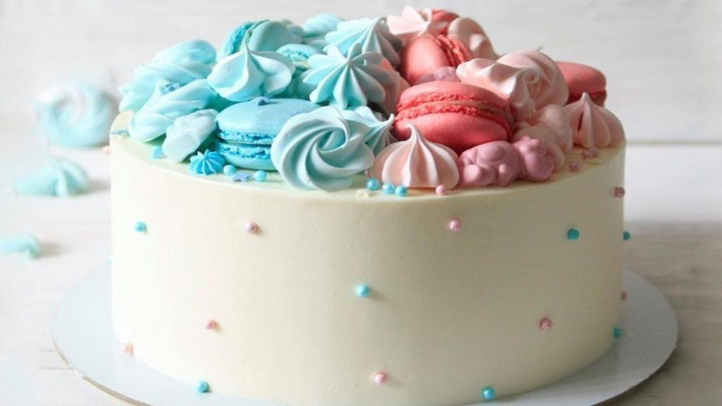 Torta per rivelare il sesso del bambino (maschio o femmina) - Foto 29