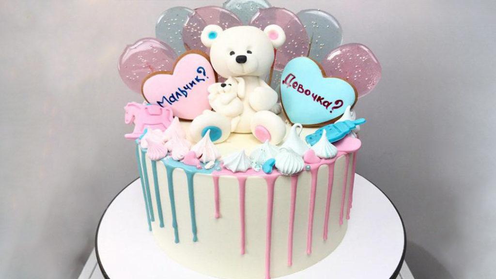 Torta per rivelare il sesso del bambino o della bambina - Foto 32