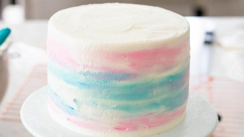 Torta per rivelare il sesso del bambino (maschio o femmina) - Foto 39