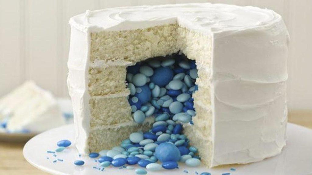 Torta per rivelare il sesso del bambino (maschio o femmina) - Foto 6