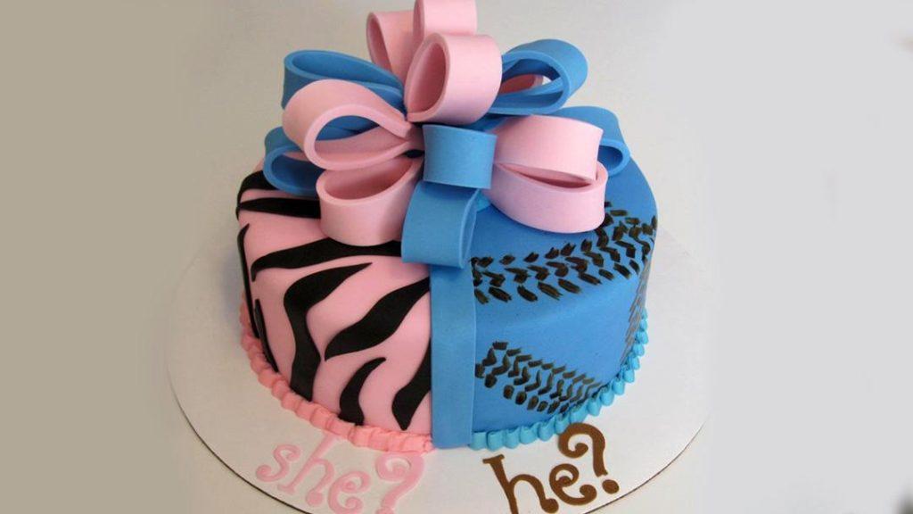 Torta per rivelare il sesso del bambino (maschio o femmina) - Foto 7