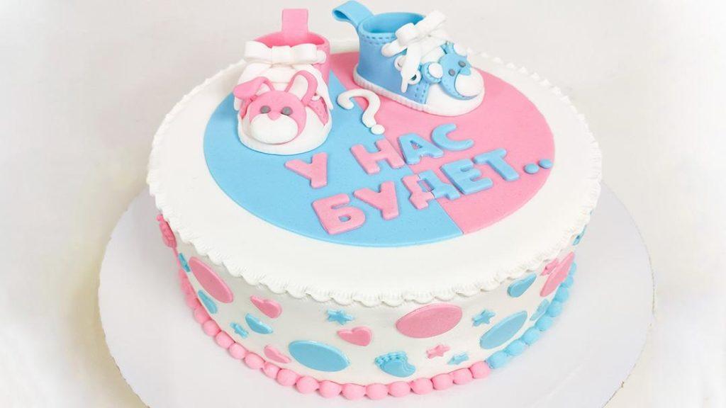Torta per rivelare il sesso del bambino (maschio o femmina) - Foto 8