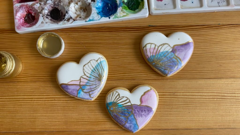 Arten der Lebkuchenmalerei – Aquarell – Foto