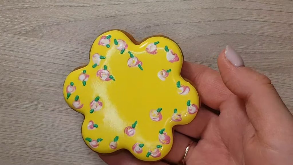 Arten der Lebkuchenmalerei – Nass-in-Nass-Technik – Foto