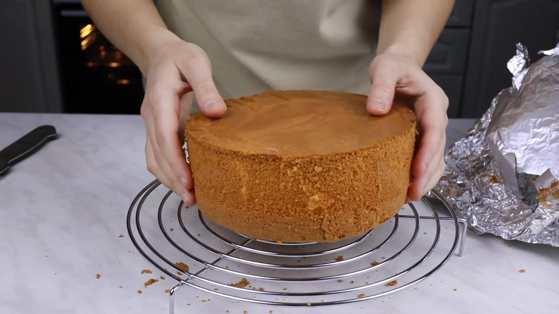 وصفة - كيكة الشيفون بست بيضات (بدون فصل البيض) - الخطوة 7