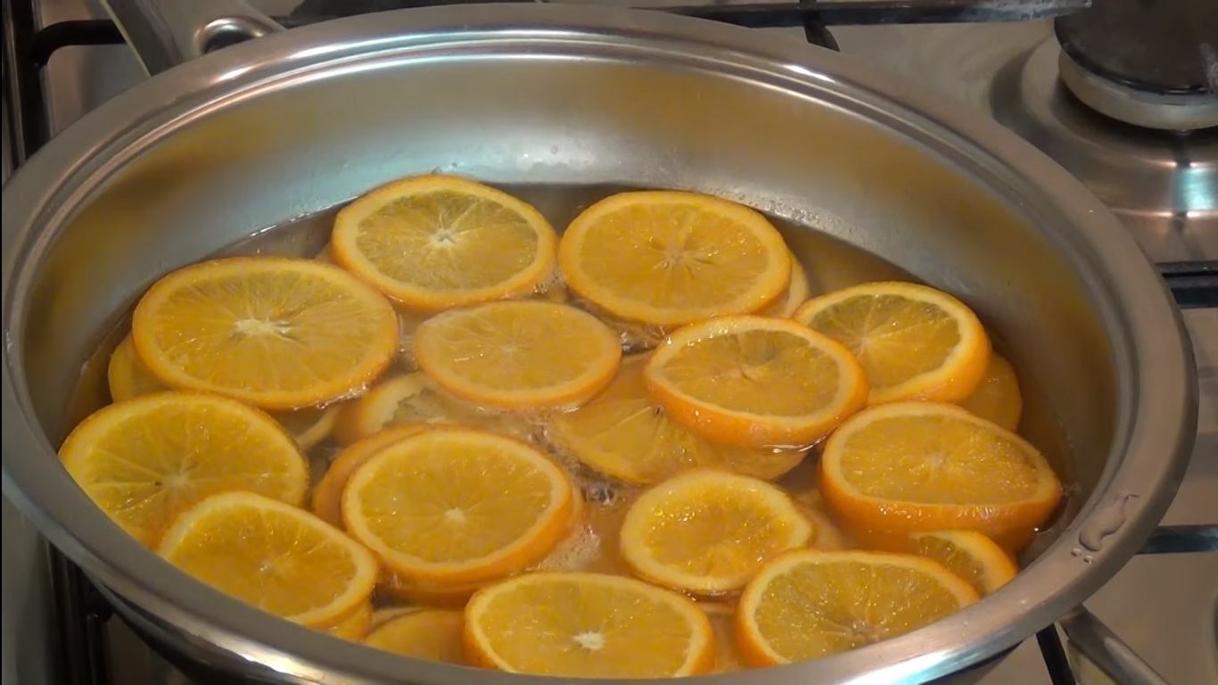 Opskrift - Sukkerdyppede appelsinskiver - Trin 6