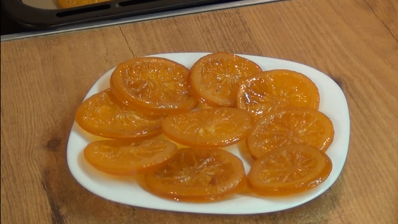 Opskrift - Sukkerdyppede appelsinskiver - Trin 9