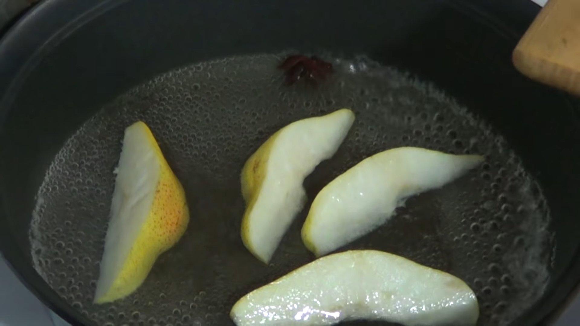 Opskrift - Karamelliserede pærer - Trin 5