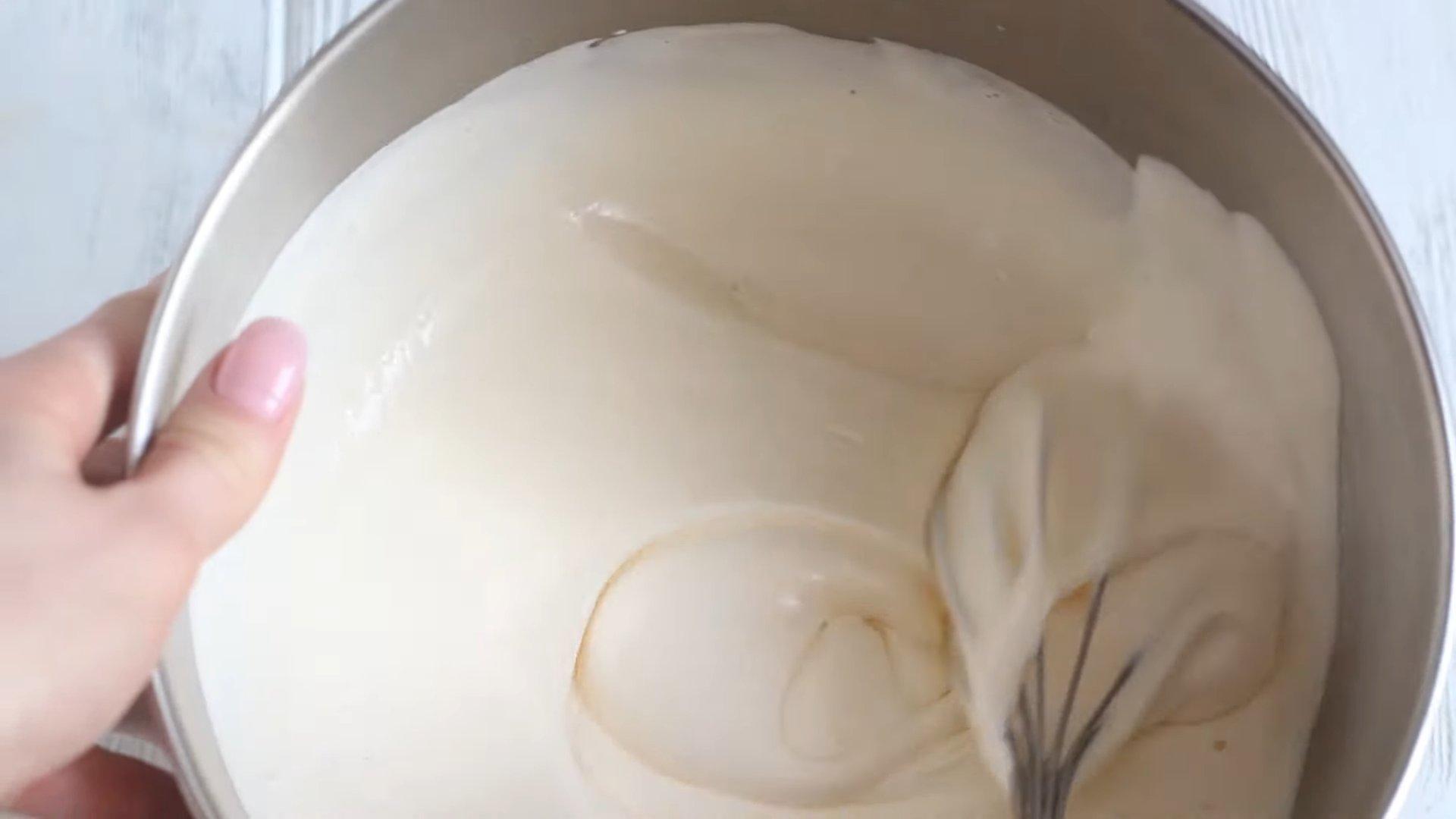 وصفة - كيكة إسفنجية بالشوكولاتة بست بيضات مع مسحوق الخبز - الخطوة 5