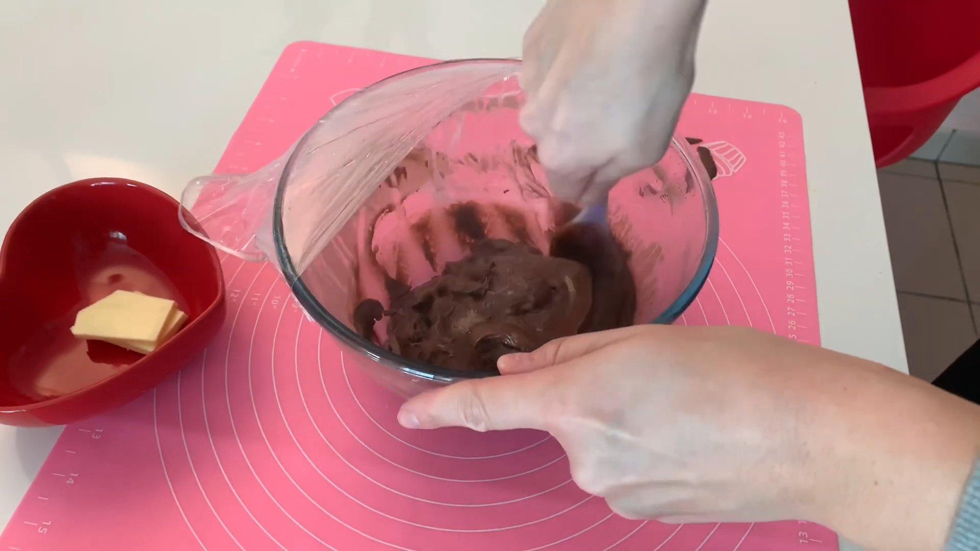 Recepta - Pastís de xocolata japonès amb mochi - Pas 5