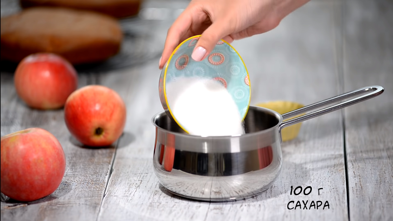 Opskrift - Karamelkage-dryps - Trin 1