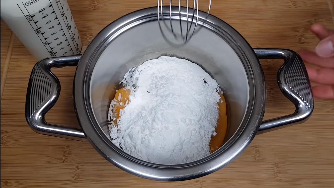 وصفة - كريمة "آيس كريم" لكعكة إسفنجية بالشوكولاتة - الخطوة 2