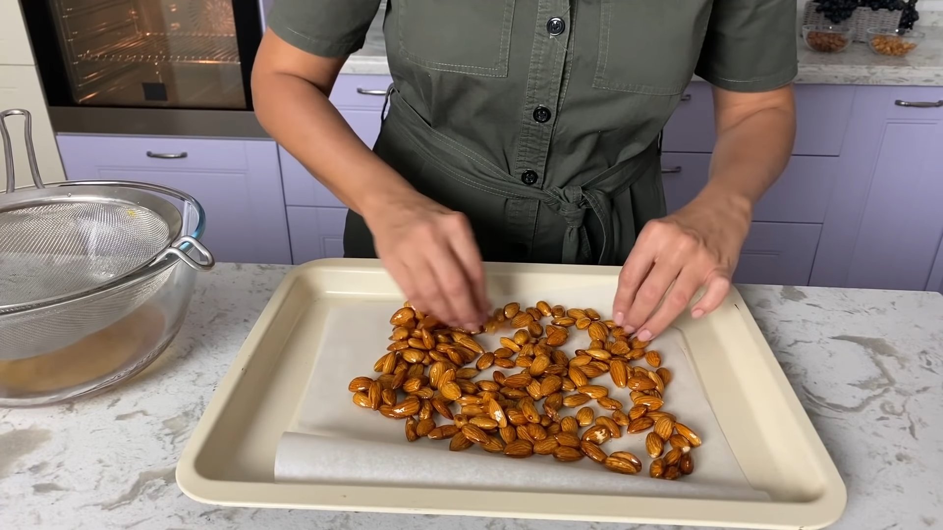 Opskrift - Karamelliserede nødder (mandler, hasselnødder, valnødder) - Trin 4