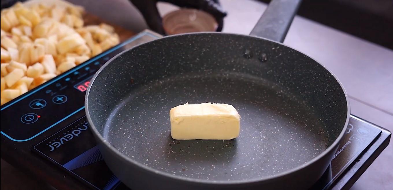 وصفة - تفاح مكرمل لحشو الفطائر - الخطوة 4