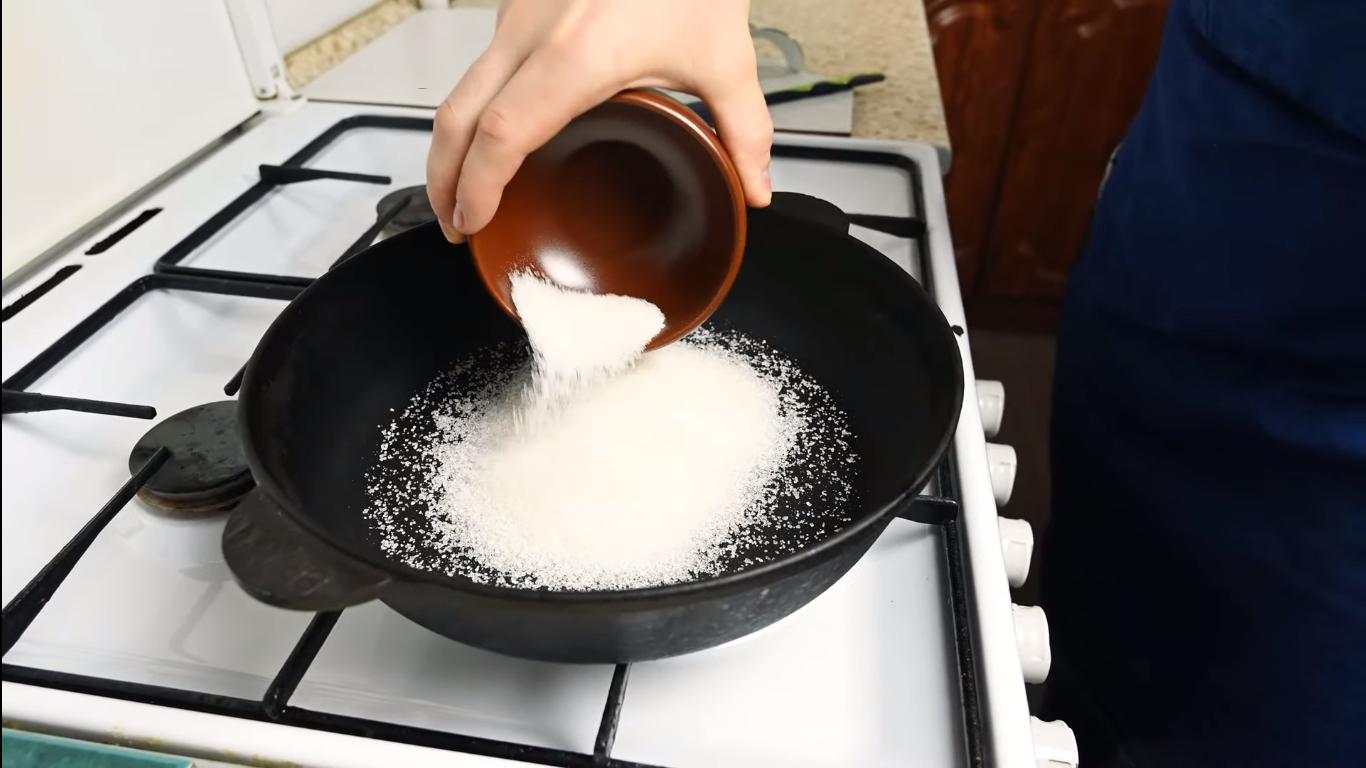 Opskrift - Gulerodskage med karamel - Trin 1