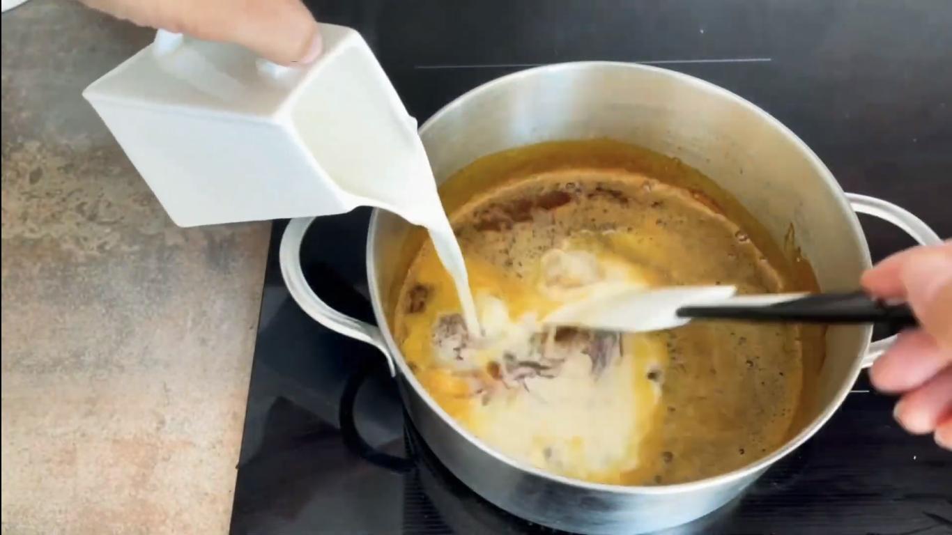 Resipi - Inasnang Caramel na may Gatas - Hakbang 4