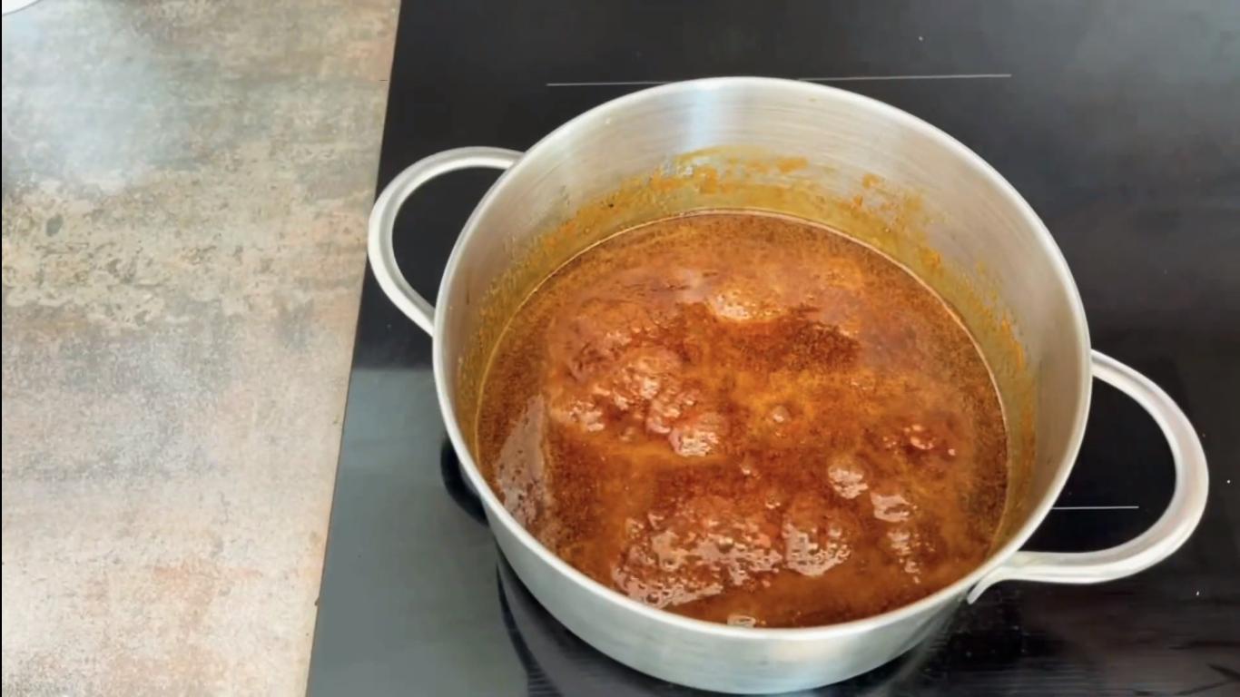 Resipi - Inasnang Caramel na may Gatas - Hakbang 5