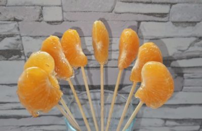 Karamelliserede mandariner - foto