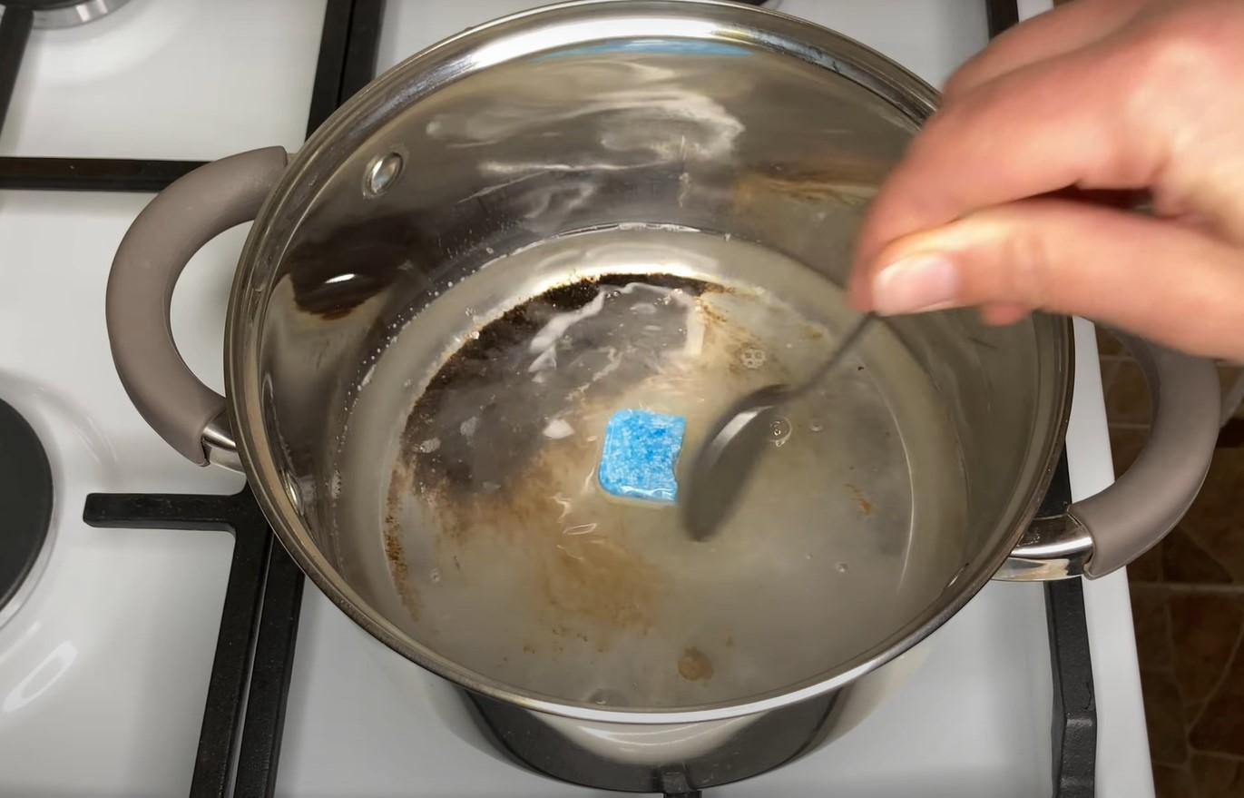 Opskrift - Brug af opvaskemaskinetabletter - Trin 3