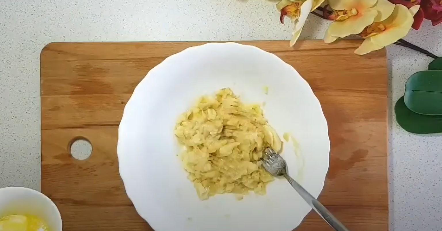 Recepta - Magdalenes de plàtan amb llet - Pas 1