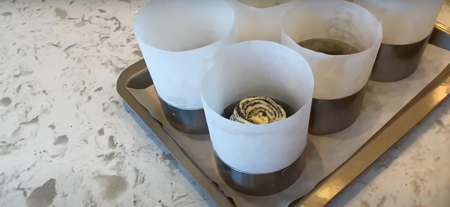 Recepta - Kulich Cruffin de llavors de rosella: Recepta pas a pas amb fotos - Pas 10