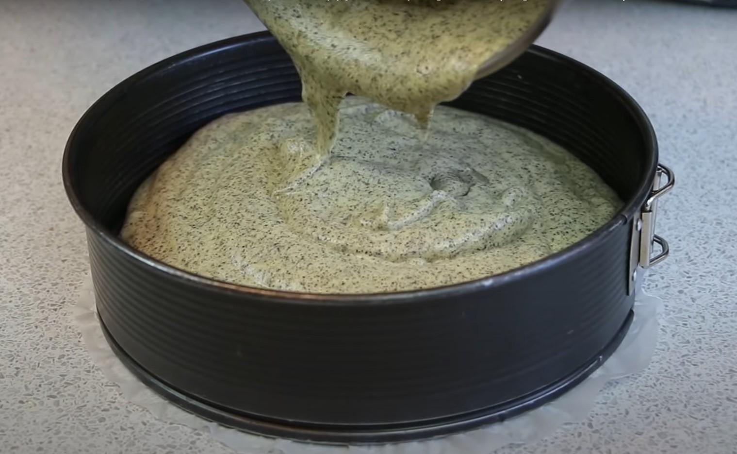 وصفة - كيكة إسفنجية هشة وطرية مع بذور الخشخاش - الخطوة 8