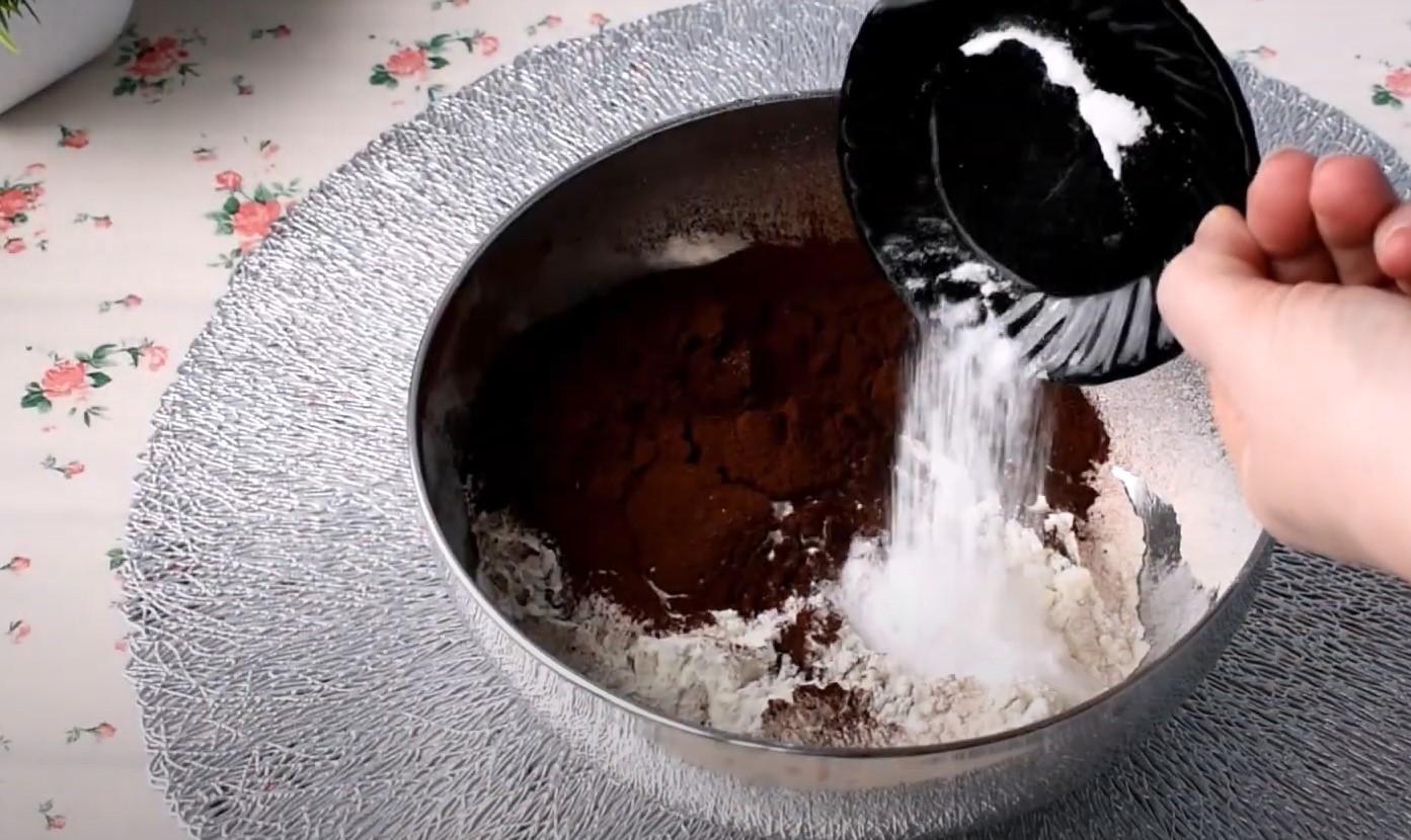 Resipi - Eggless Chocolate Sponge Cake - Hakbang 5