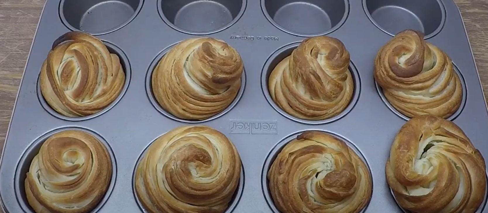 Recepta - Cruffins de pasta de full de Quaresma - Pas 10