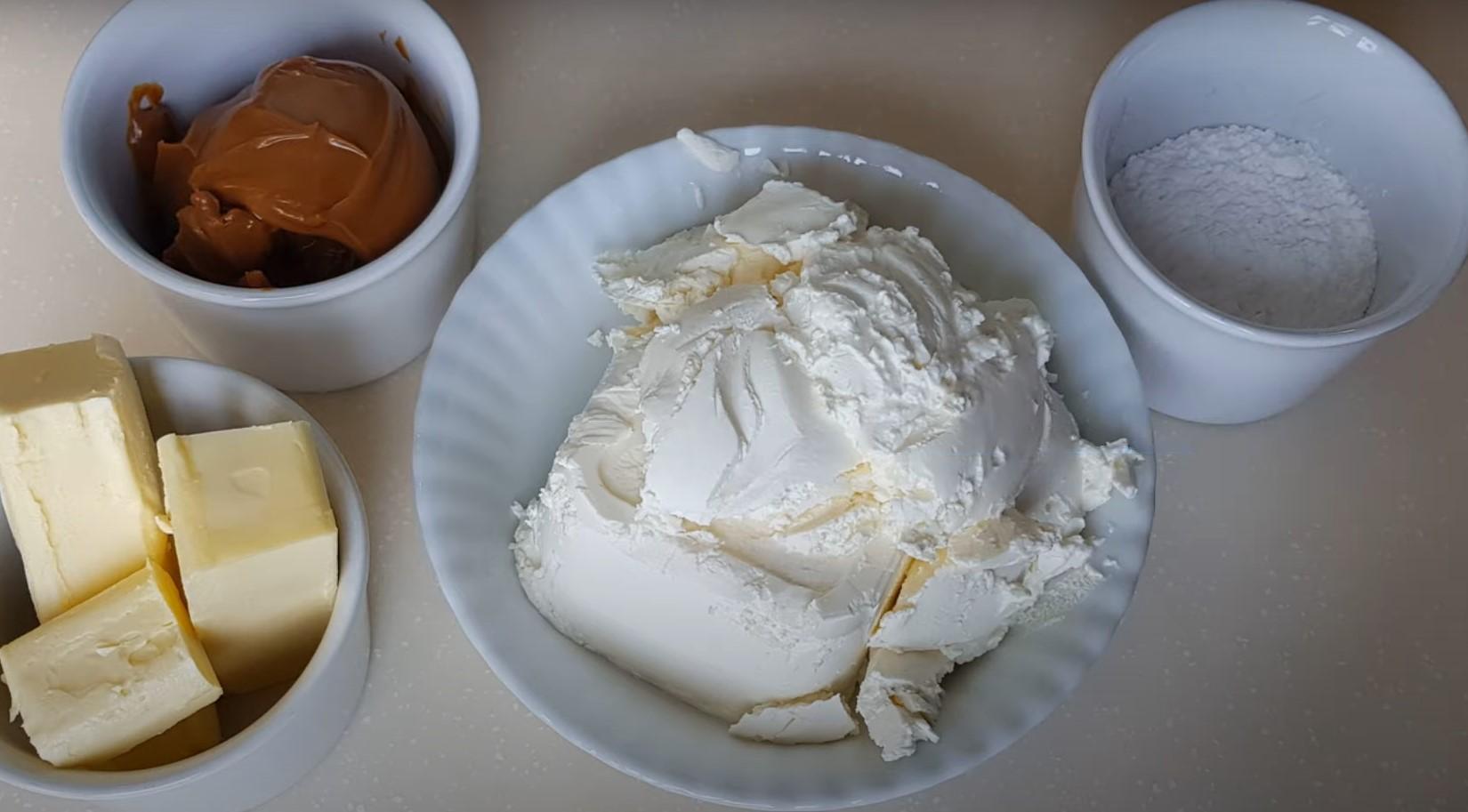 وصفة - كريمة الجبن بالكراميل - الخطوة 1