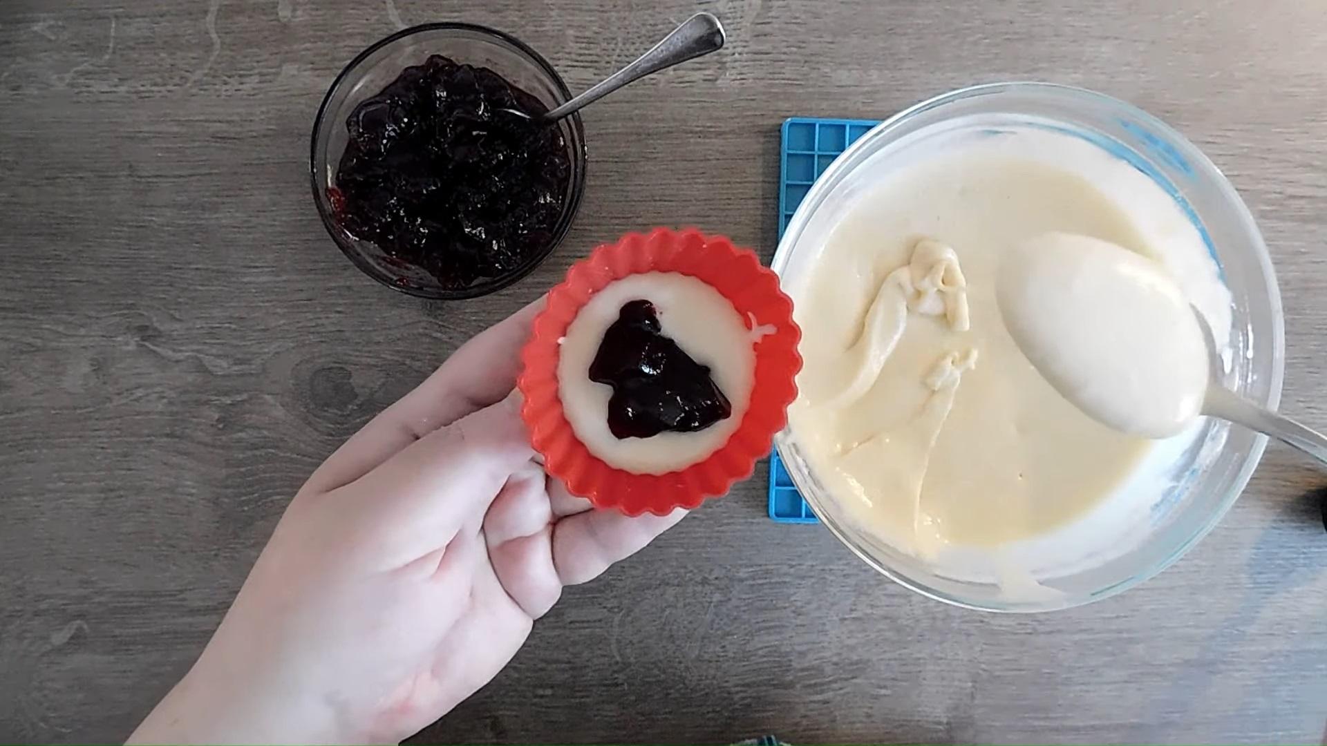 وصفة - كعكات مربى الحليب - الخطوة 5