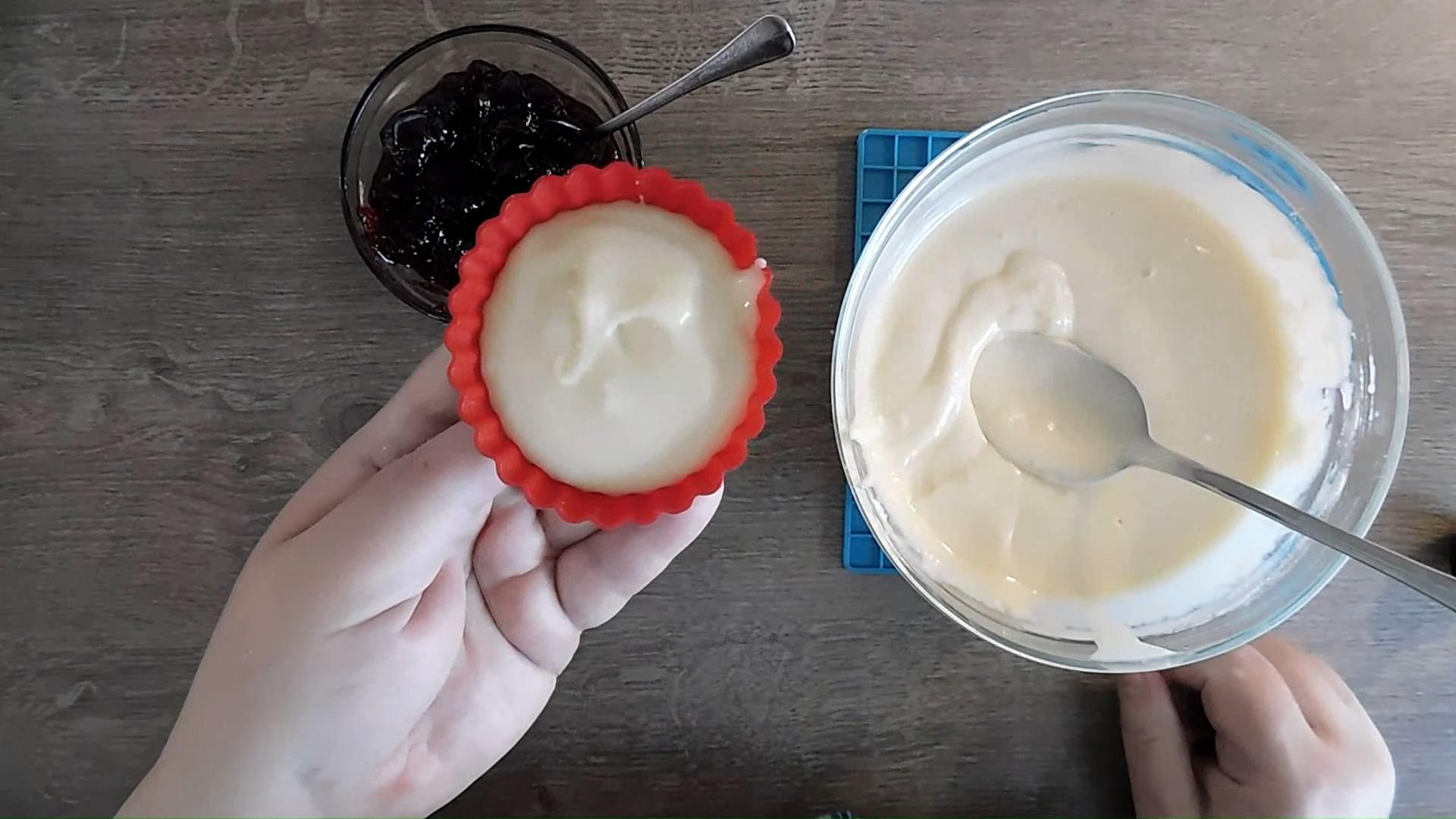 وصفة - كعكات مربى الحليب - الخطوة 6