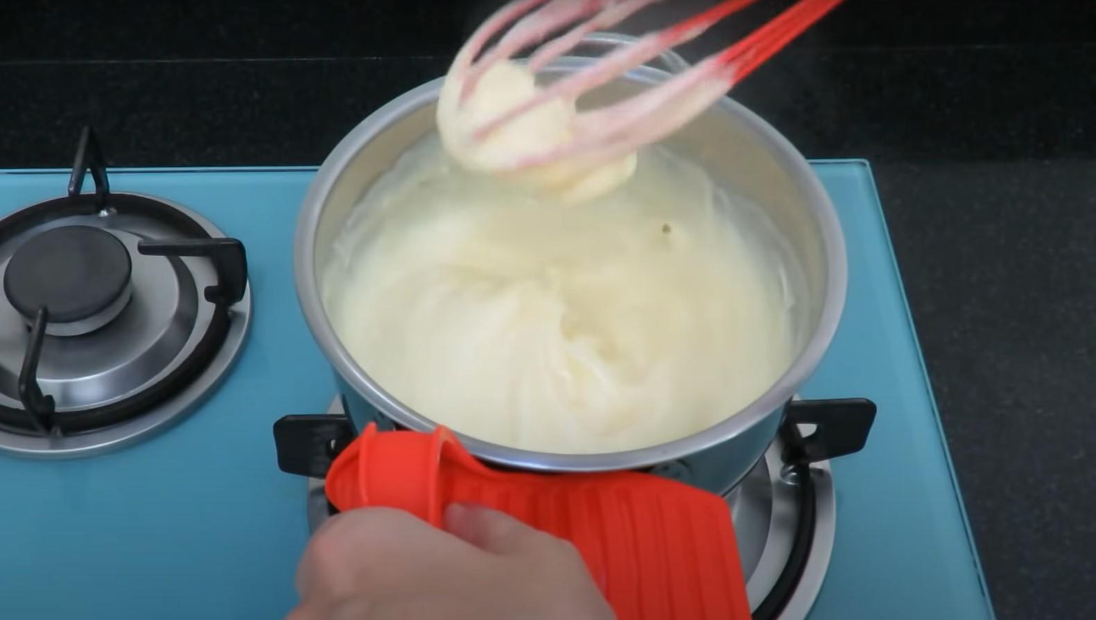 وصفة - كريمة الكراميل للإكلير - الخطوة 9