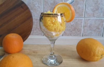 سوربيه البرتقال - الخطوة 6