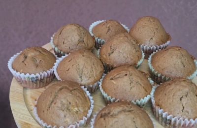 كعكات الموز بالشوكولاتة - صورة