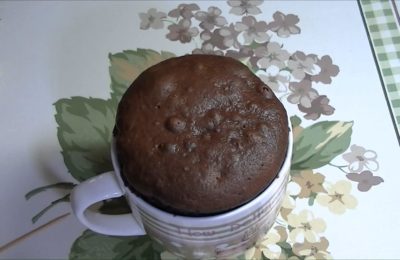 صورة كعكة الكفير في كوب