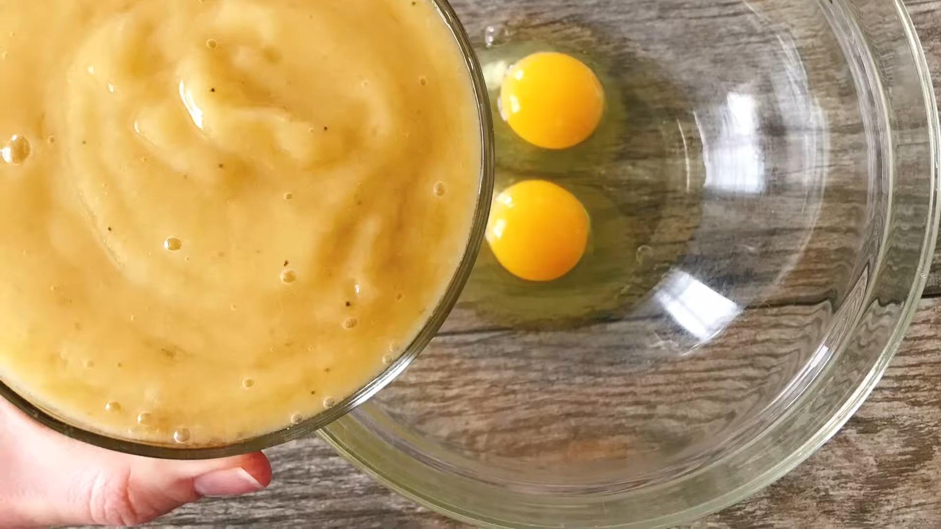 Recepta - Magdalenes de plàtan amb crema agra - Pas 3