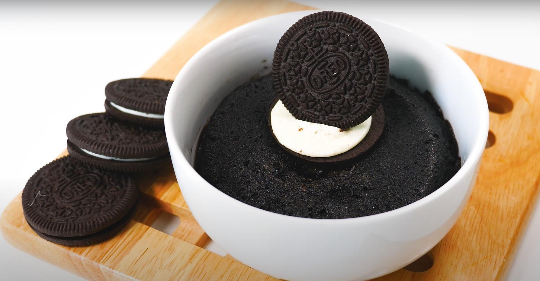 Recepta - Postre de galeta Oreo amb llet al microones - Pas 8