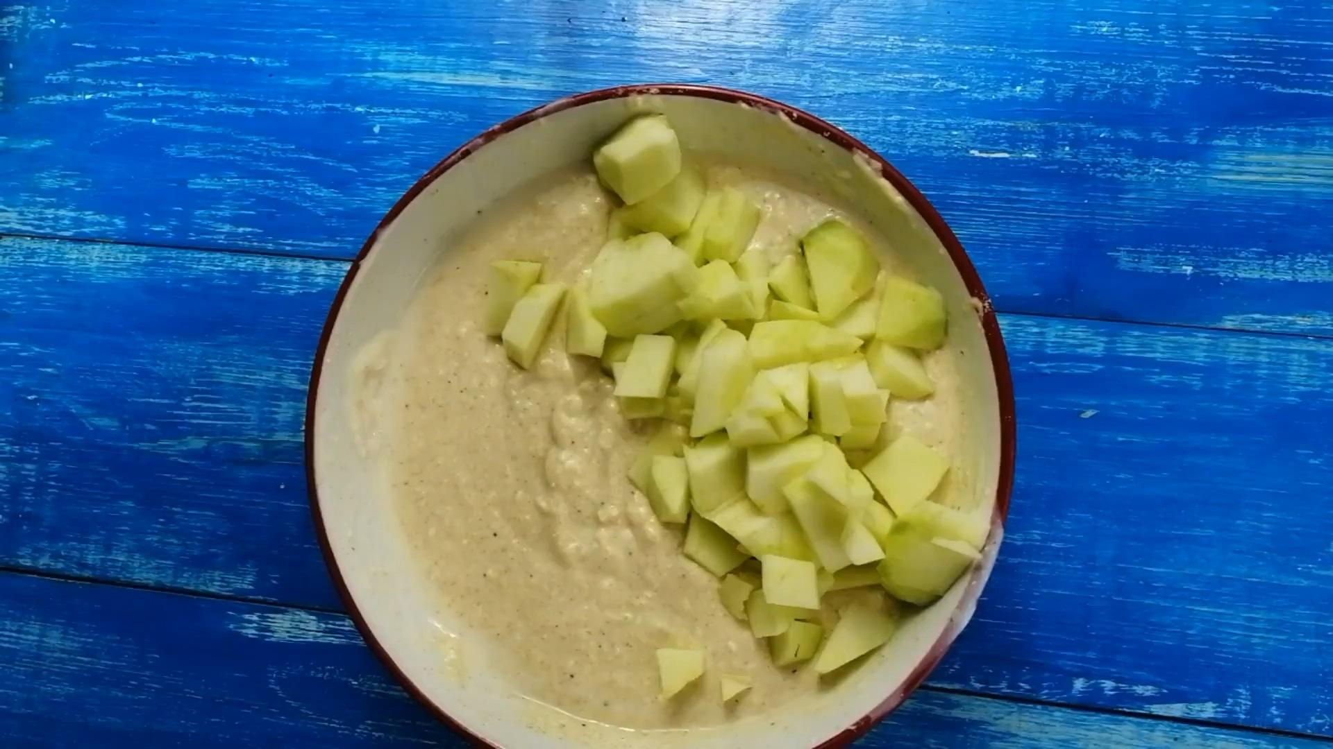 Recepta - Magdalenes de formatge cottage i poma - Pas 7