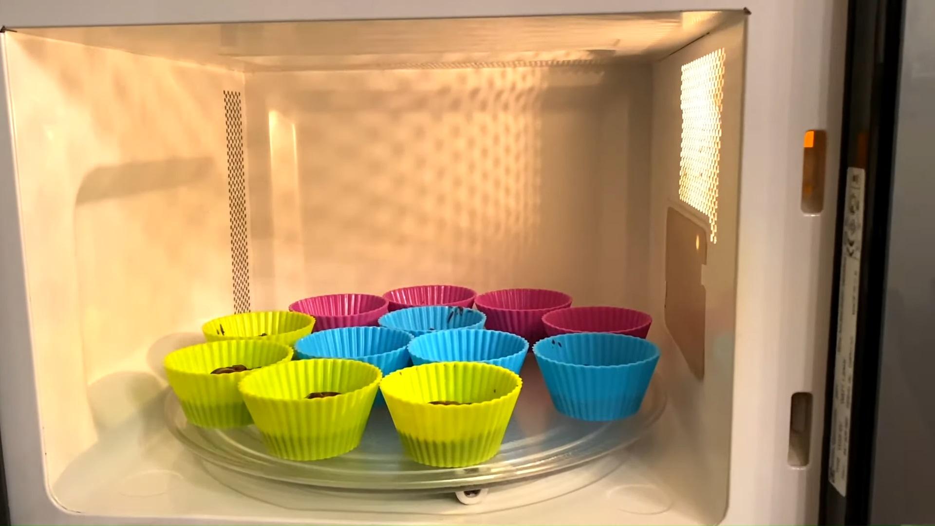 Recept - Muffiny do mikrovlnné trouby v silikonových formách - Krok 5