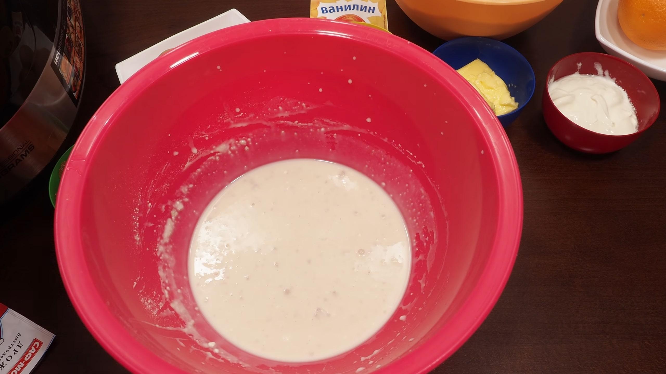 สูตร - เค้กอีสเตอร์เนื้อนุ่มฟูใส่ถั่ว อบในหม้อหุงช้า - ขั้นตอนที่ 2