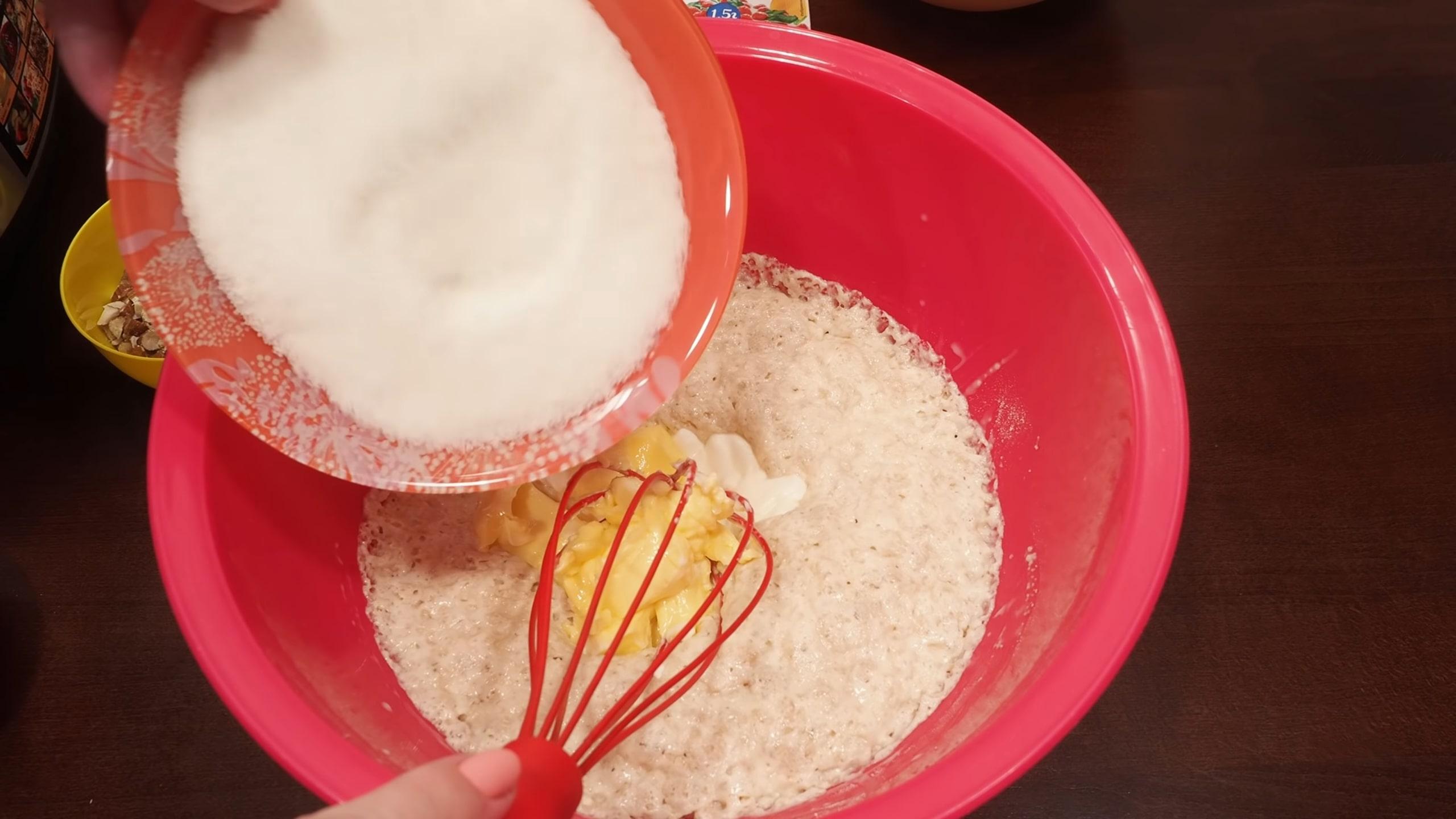 สูตร - เค้กอีสเตอร์เนื้อนุ่มฟูใส่ถั่ว อบในหม้อหุงช้า - ขั้นตอนที่ 5