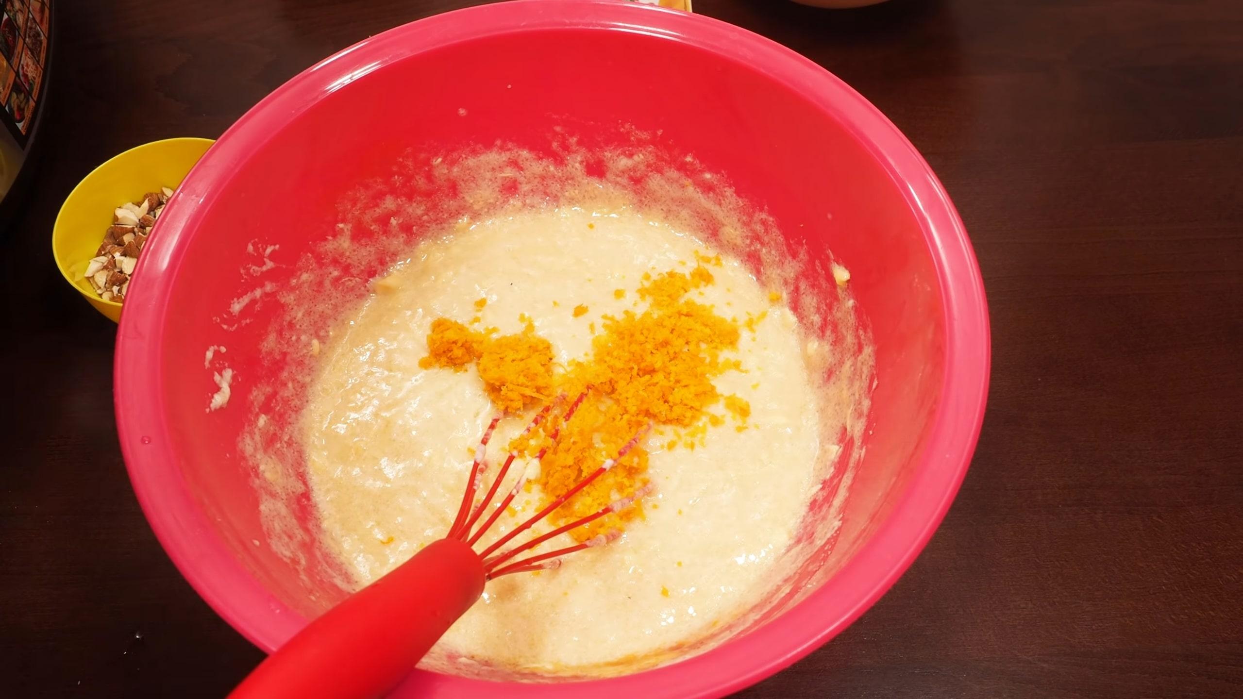 สูตร - เค้กอีสเตอร์เนื้อนุ่มฟูใส่ถั่ว อบในหม้อหุงช้า - ขั้นตอนที่ 7