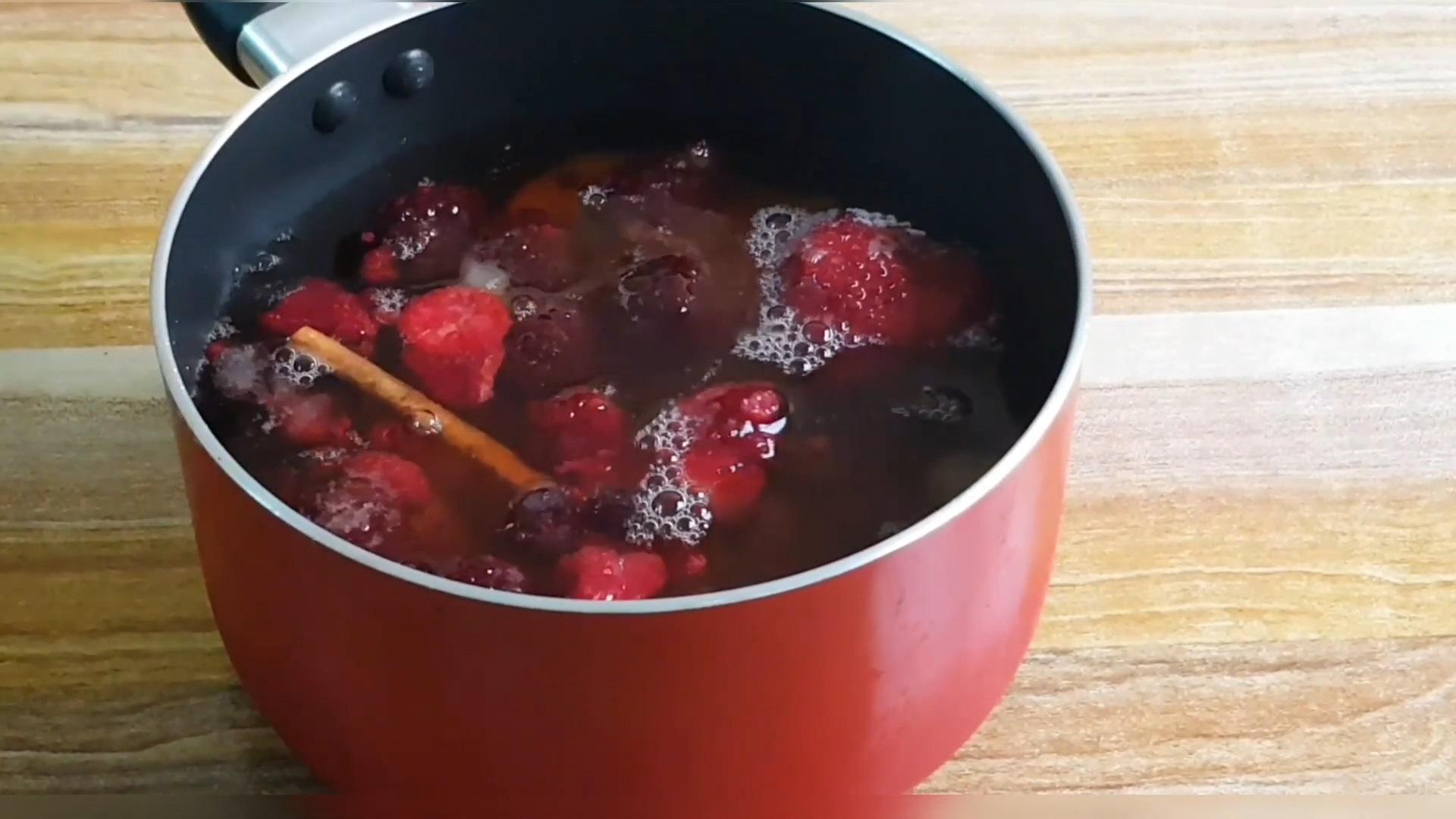 Recepta de sorbet líquid de fruites i baies: pas 4